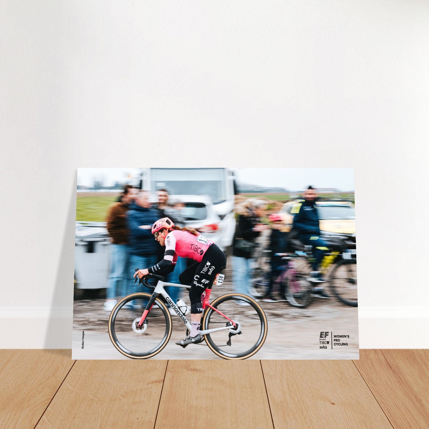 AJ on the Pavé - Poster