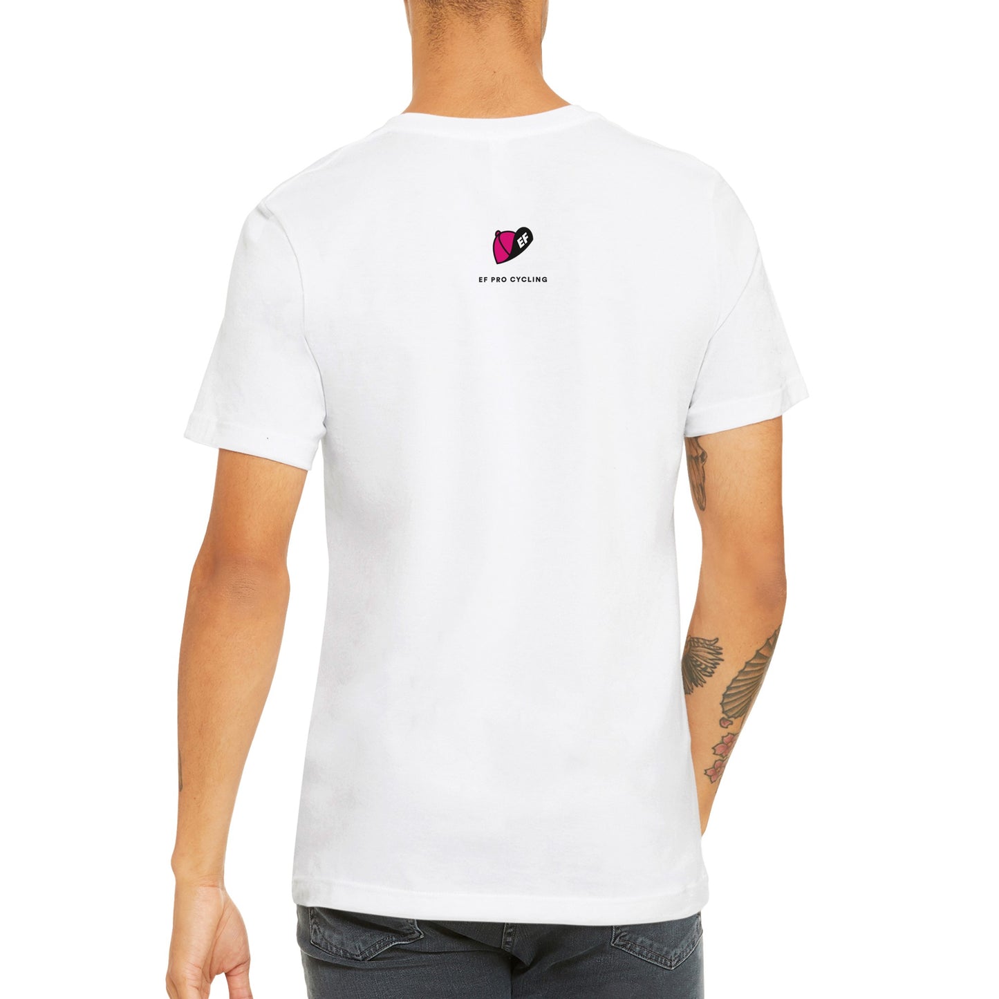 Argyle Riding a Bike - Crewneck T-shirt