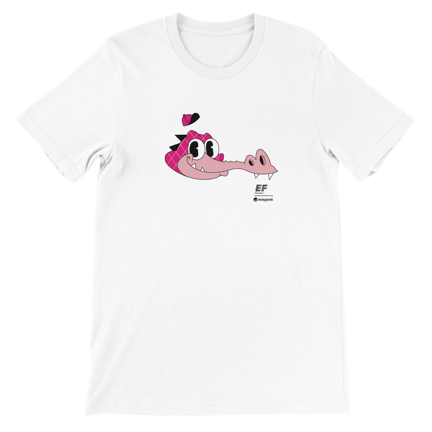 Argyle Crocodile - Crewneck T-shirt