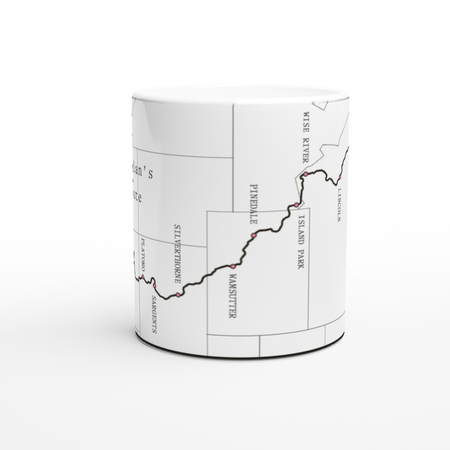 The Divide - Lachlan's Route Mug