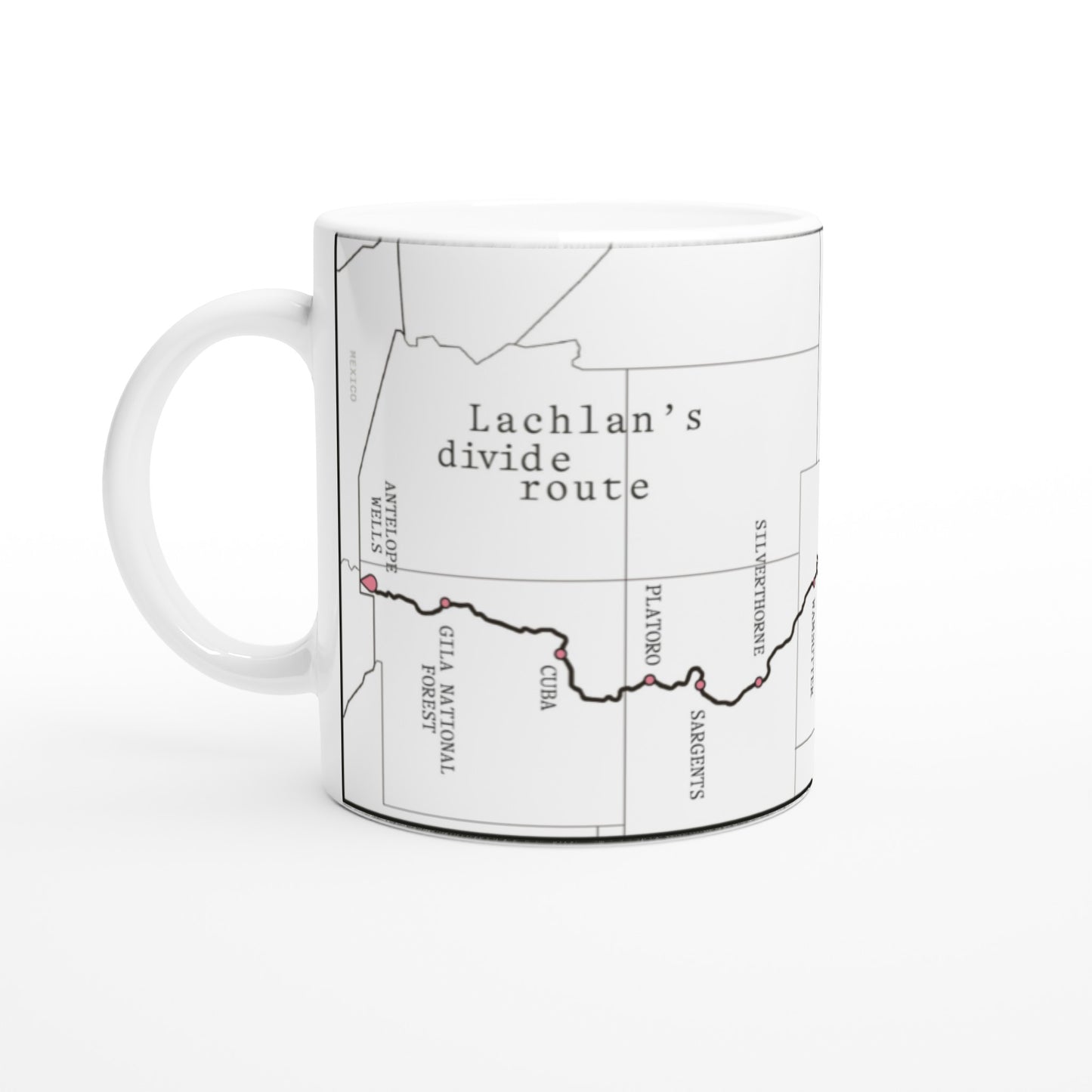 The Divide - Lachlan's Route - Mug