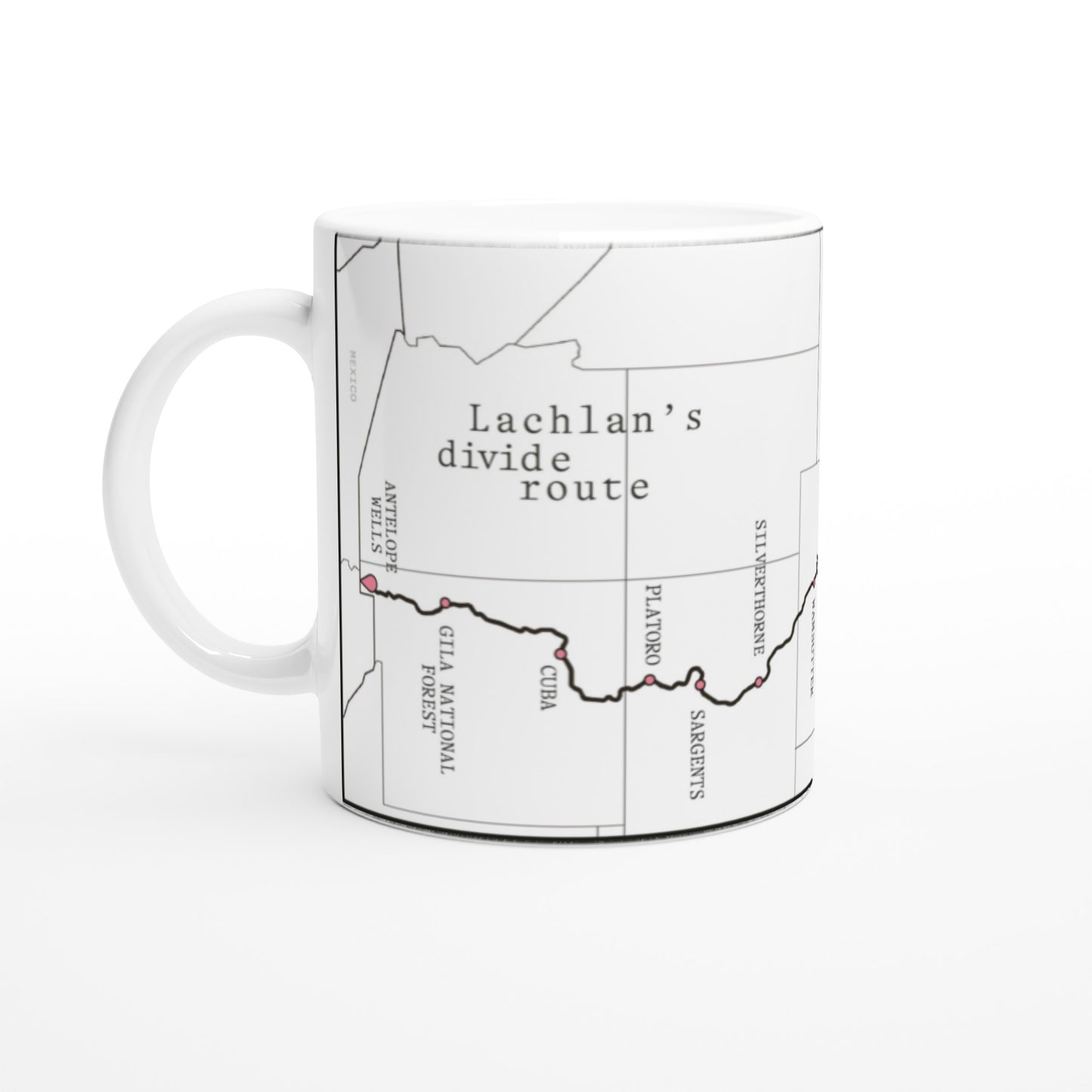 The Divide - Lachlan's Route Mug