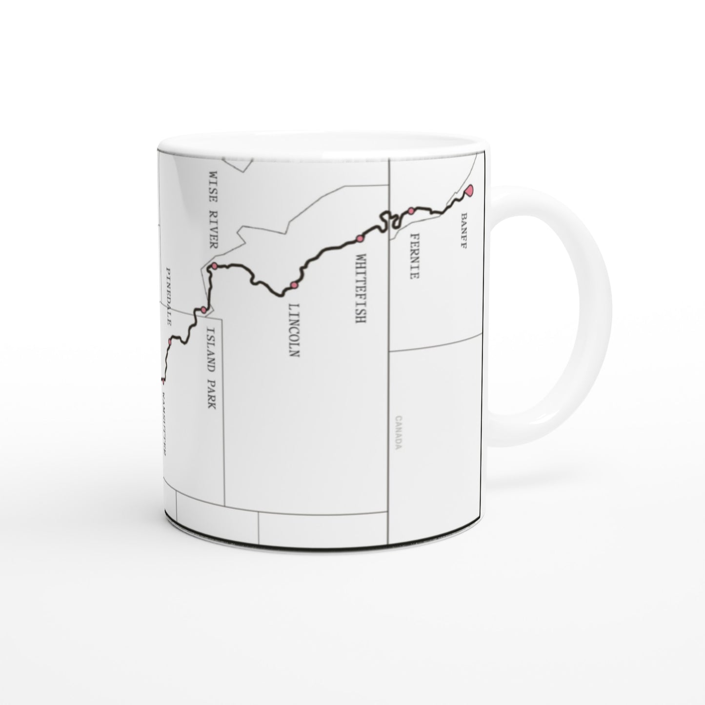 The Divide - Lachlan's Route Mug