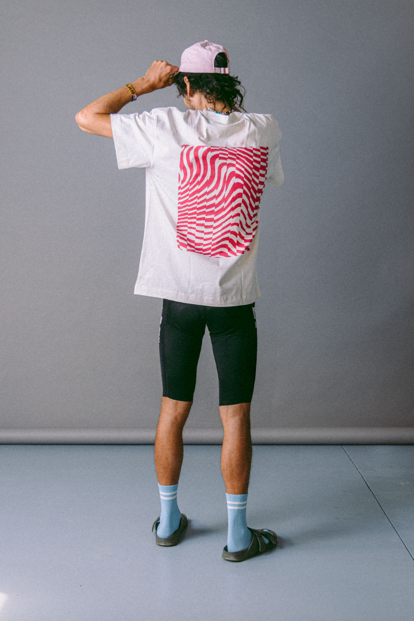 Pink Twisted Tracks T-Shirt