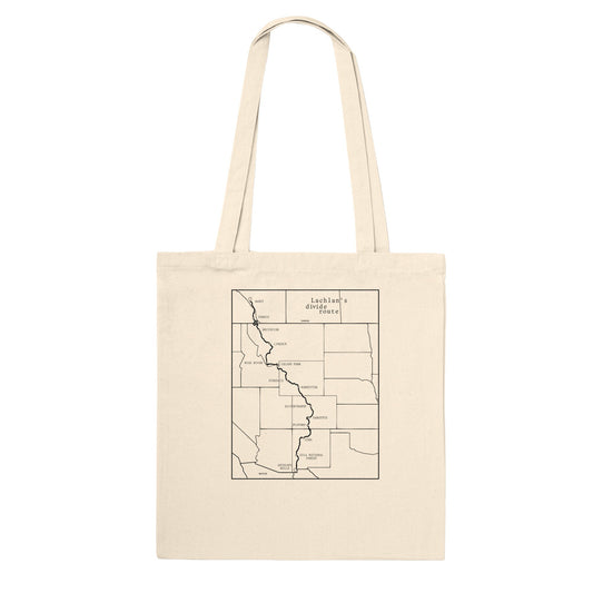 The Divide - Map - Tote Bag