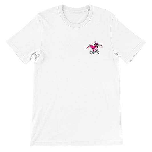 Argyle Riding a Bike - Crewneck T-shirt
